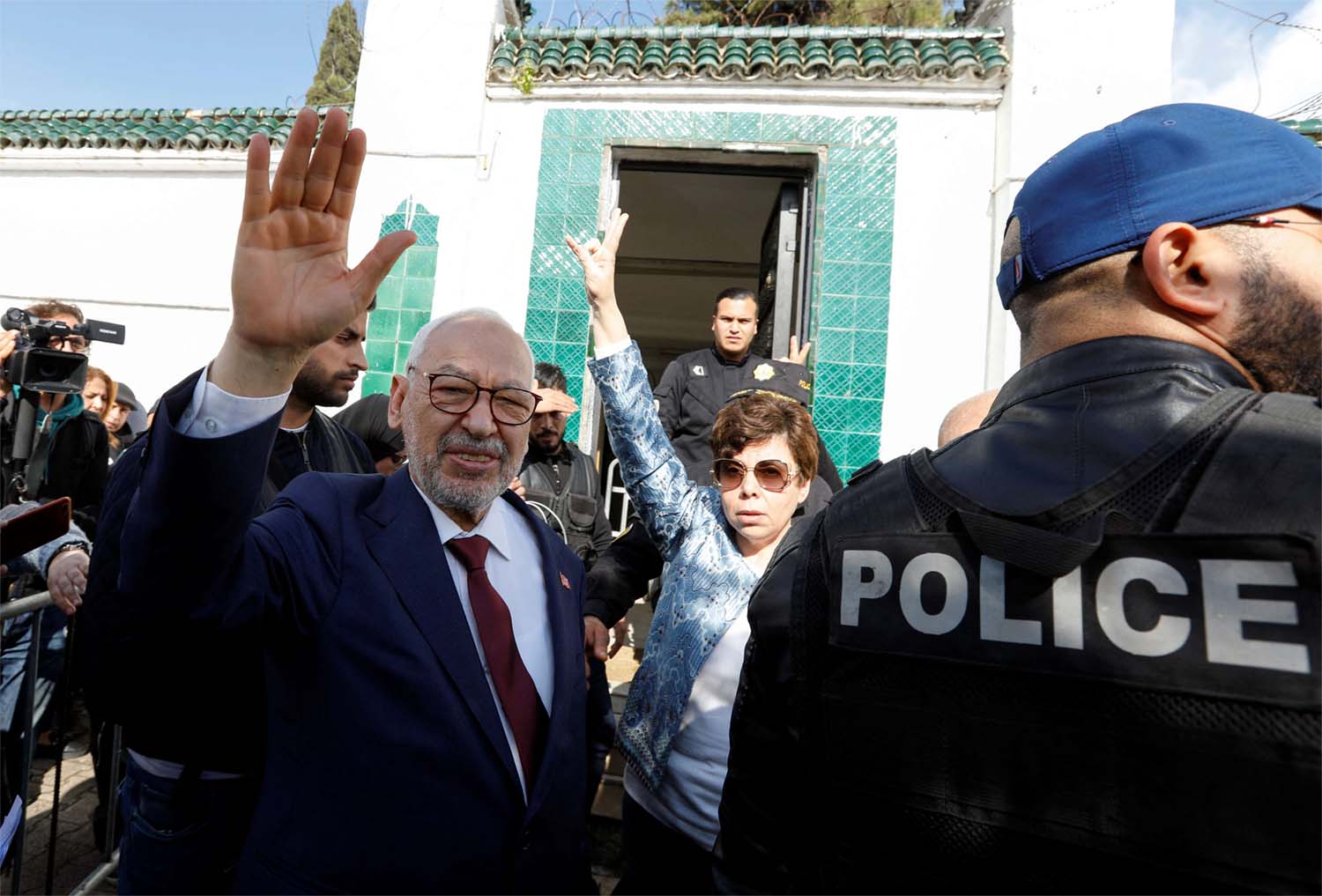 Ghannouchi was jailed last year on charges of incitement against police and plotting against state security