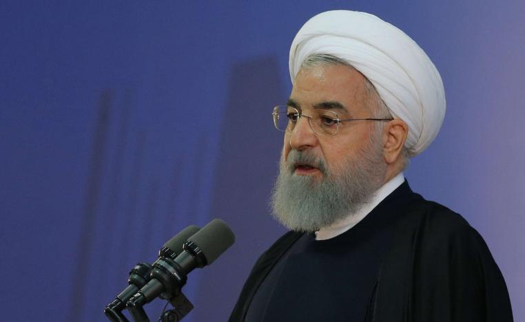روحاني يتنصل من مسؤولية معاناة بلاده أزمات متناثرة