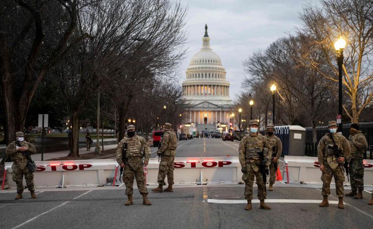 قوات الأمن تفوق مؤيدي ترامب في واشنطن
