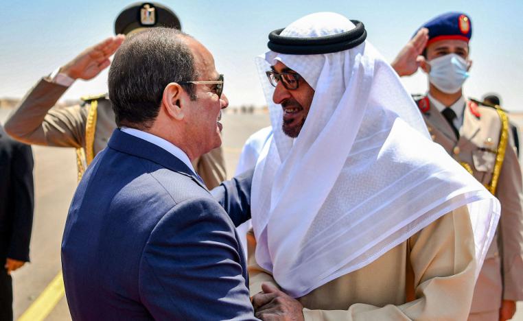 رئيس الإمارات الشيخ محمد بن زايد آل نهيان أول الواصلين لمصر عشية القمة المصغرة