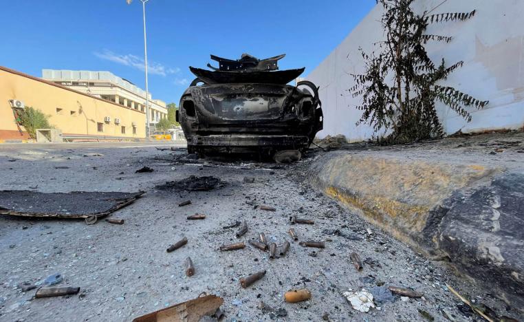 آثار المعارك في طرابلس