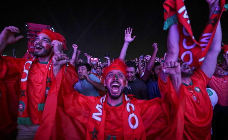 المغرب عنوان الامل والوحدة العربية في المونديال