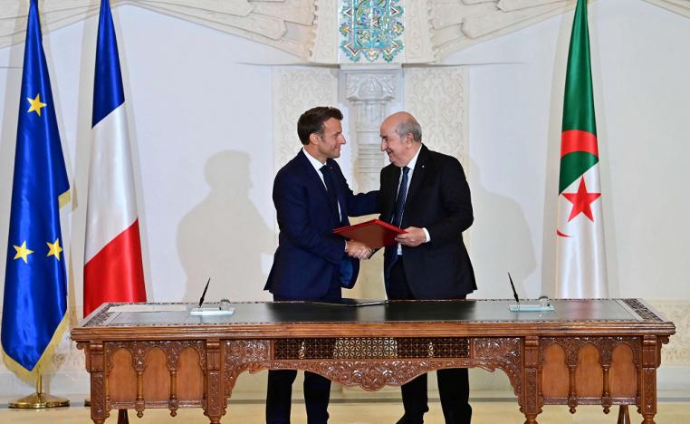 تبون يرحّب بـ"علاقة الثقة" الجديدة بين باريس والجزائر