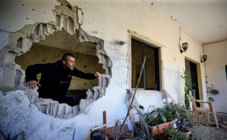 القصف الإسرائيلي يلحق أضرارا فادحة بمنازل العديد من سكان بالبلدان الحدودية