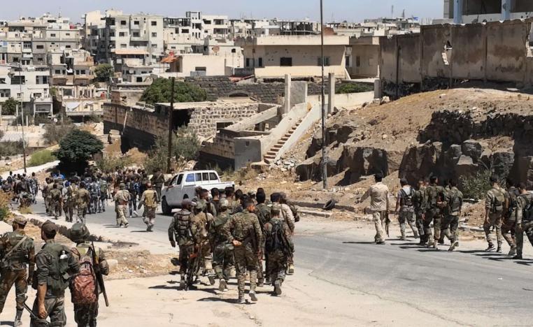 القوات السورية تعرضت في الفترة الأخيرة لهجمات دموية نفذها داعش وجبهة تحرير الشام