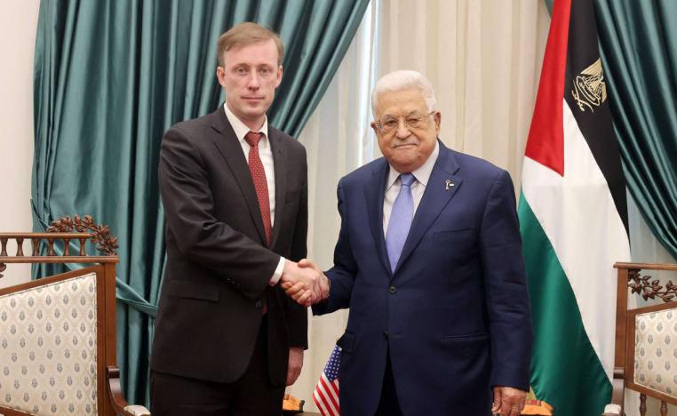 الرئيس الفلسطيني محمود عباس يستقبل مستشار الأمن القومي الأميركي جيك سوليفان
