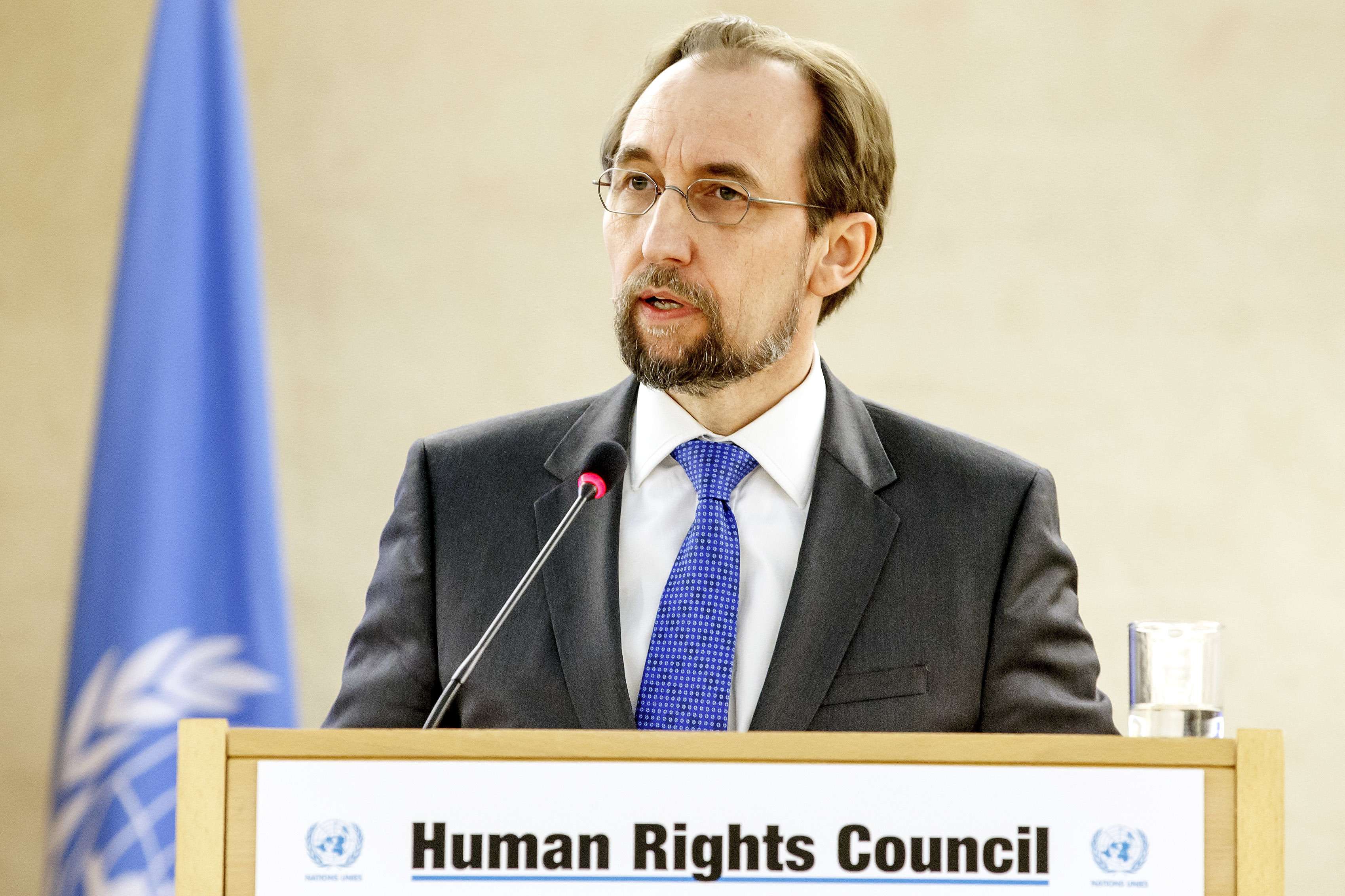لمفوض السامي لحقوق الإنسان في الأمم المتحدة زيد رعد الحسين