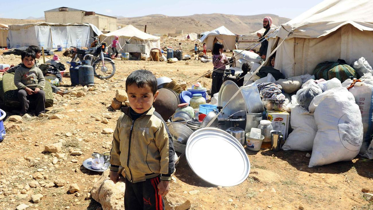 لاجئون سوريون في لبنان