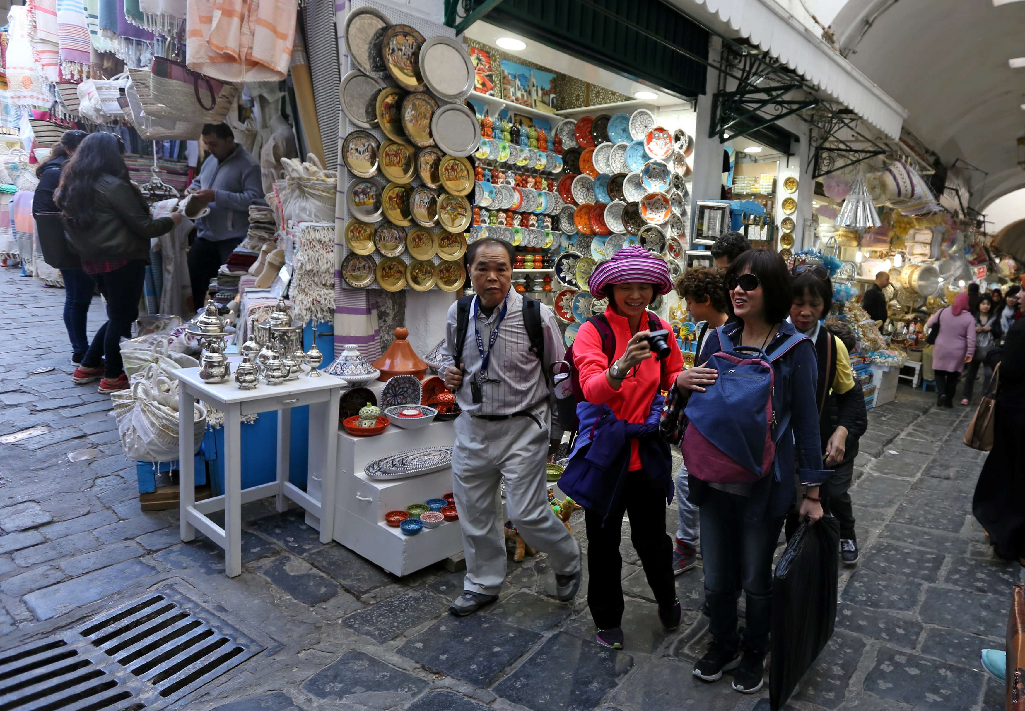 السياح في تونس