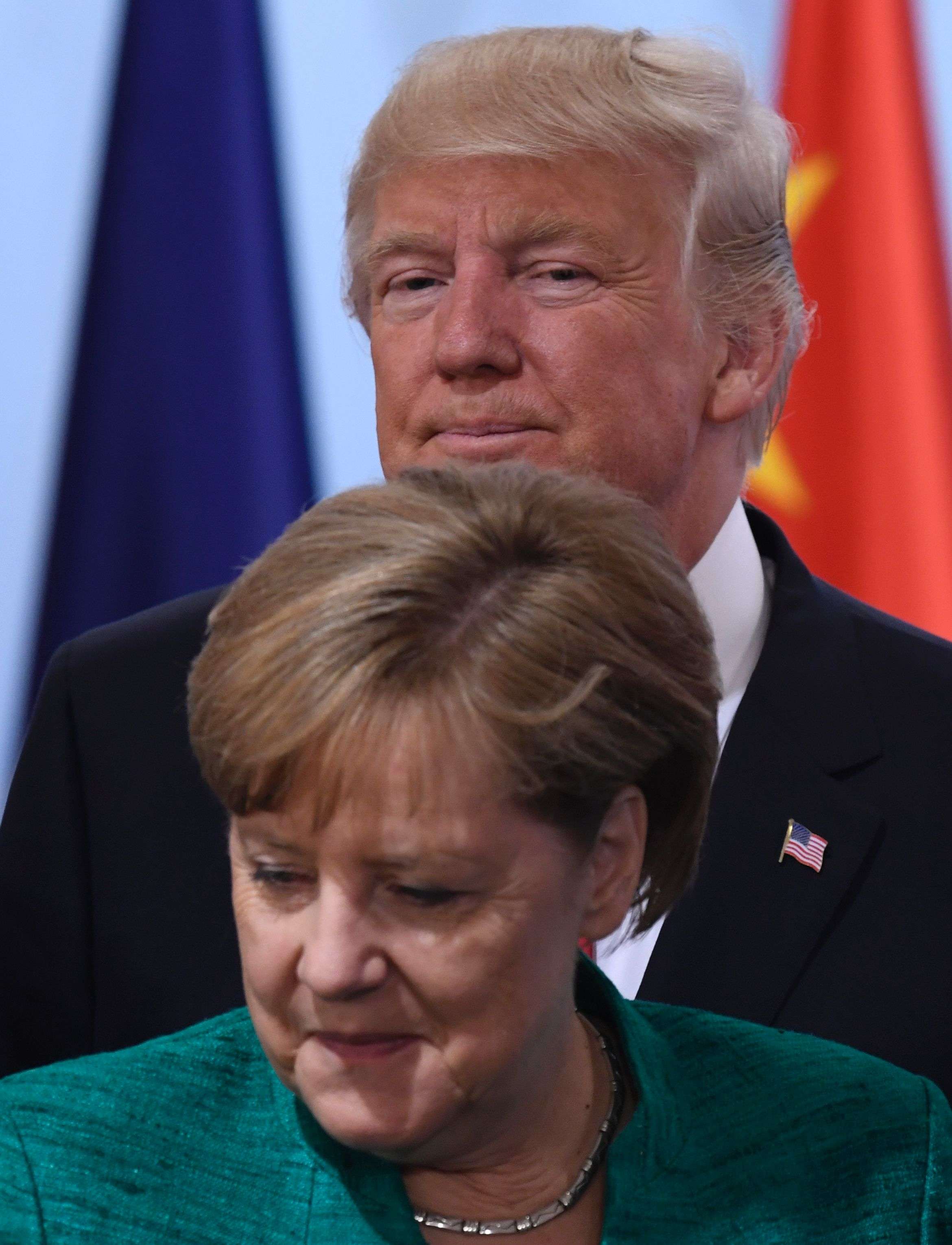 ميركل وترامب