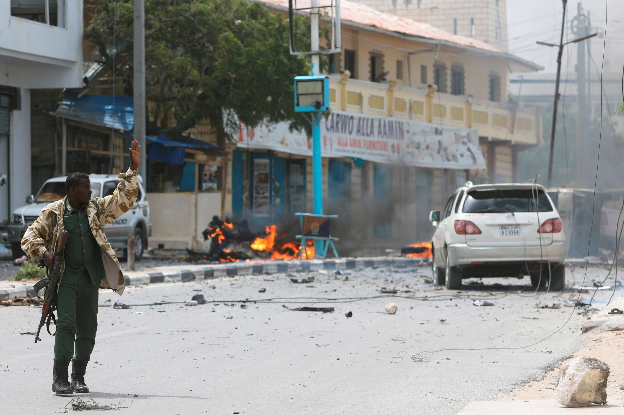 الهجوم على الداخلية الصومالية