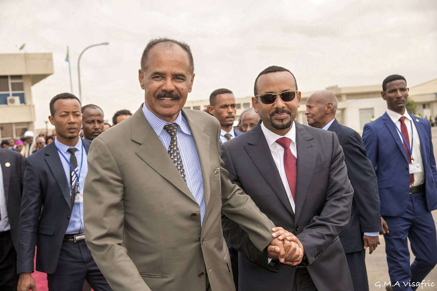 رئيس الوزراء الأثيوبي ورئيس إريتريا