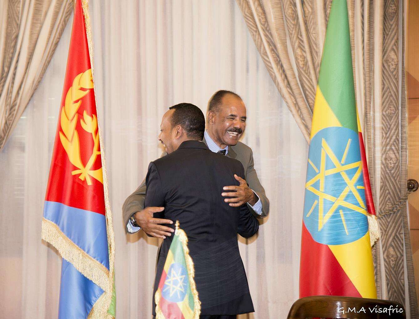 أبي أحمد والرئيس الإريتري 