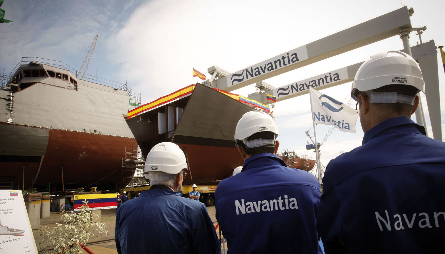 نافانتيا الاسبانية تتولى بناء السفن الحربية الخمس
