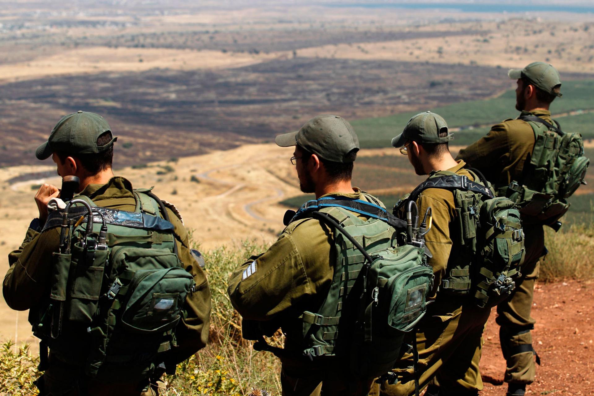 قوات اسرائيلية في الجولان المحتل