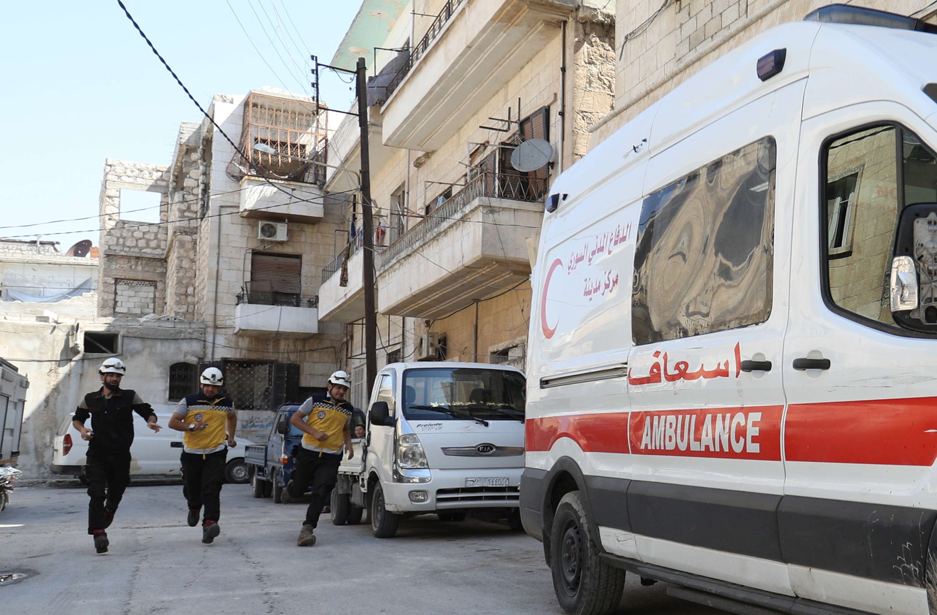 شراكة مع الخوذ البيضاء