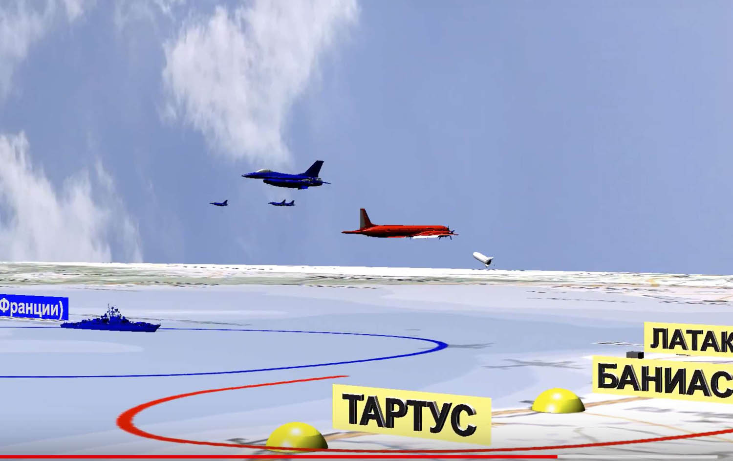 محاكاة من وجهة نظر روسية لحادثة اسقاط الطائرة