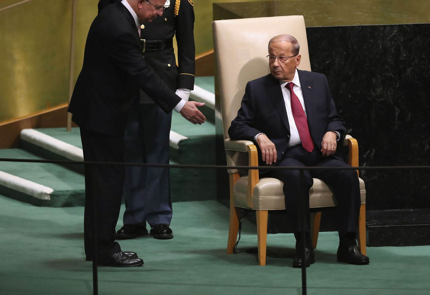 الرئيس اللبناني ميشال عون في الجمعية العامة للأمم المتحدة