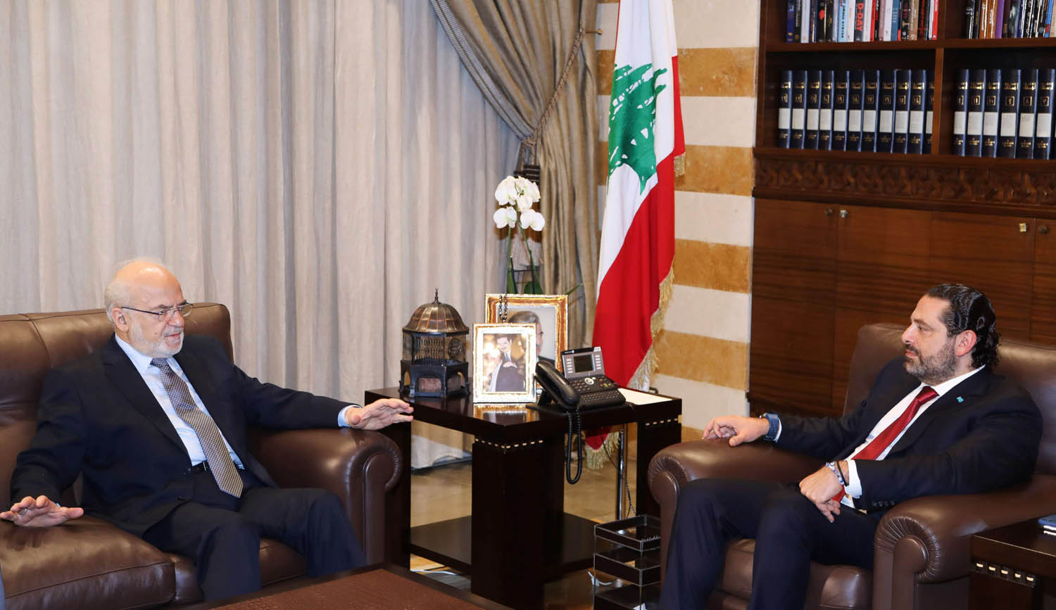 سعد الحريري يستقبل وزير الخارجية العراقي إبراهيم الجعفري