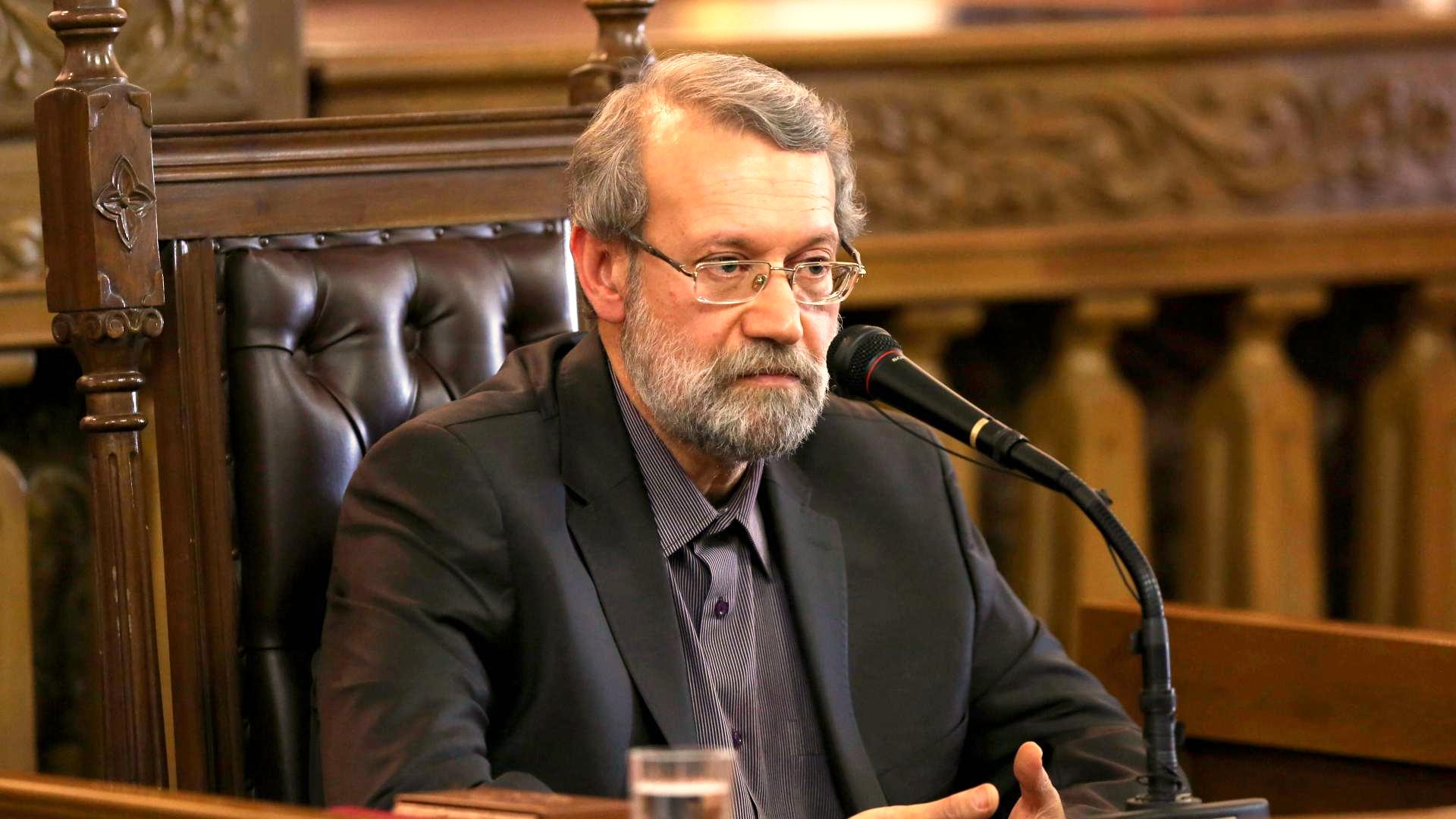علي لاريجاني رئيس البرلمان الإيراني