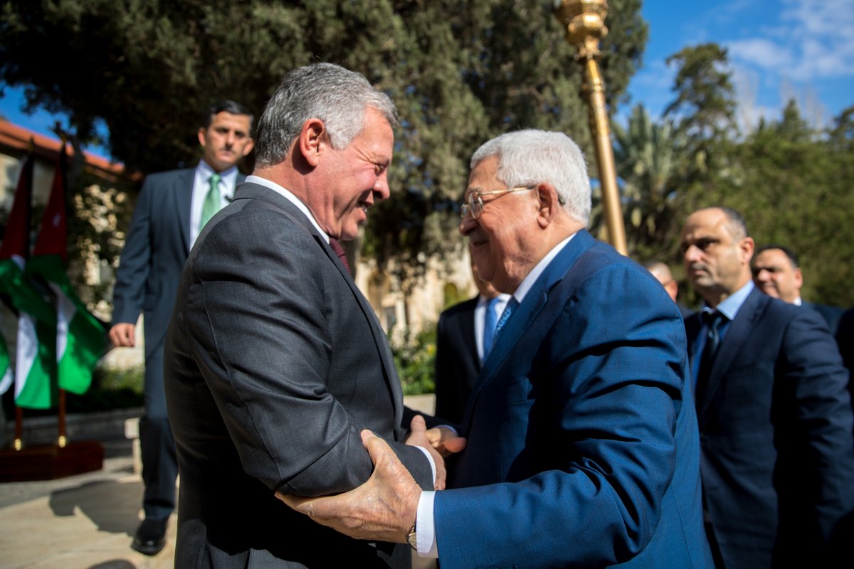 العاهل الأردني الملك عبدالله الثاني استقبل الرئيس الفلسطيني محمود عباس في عمان