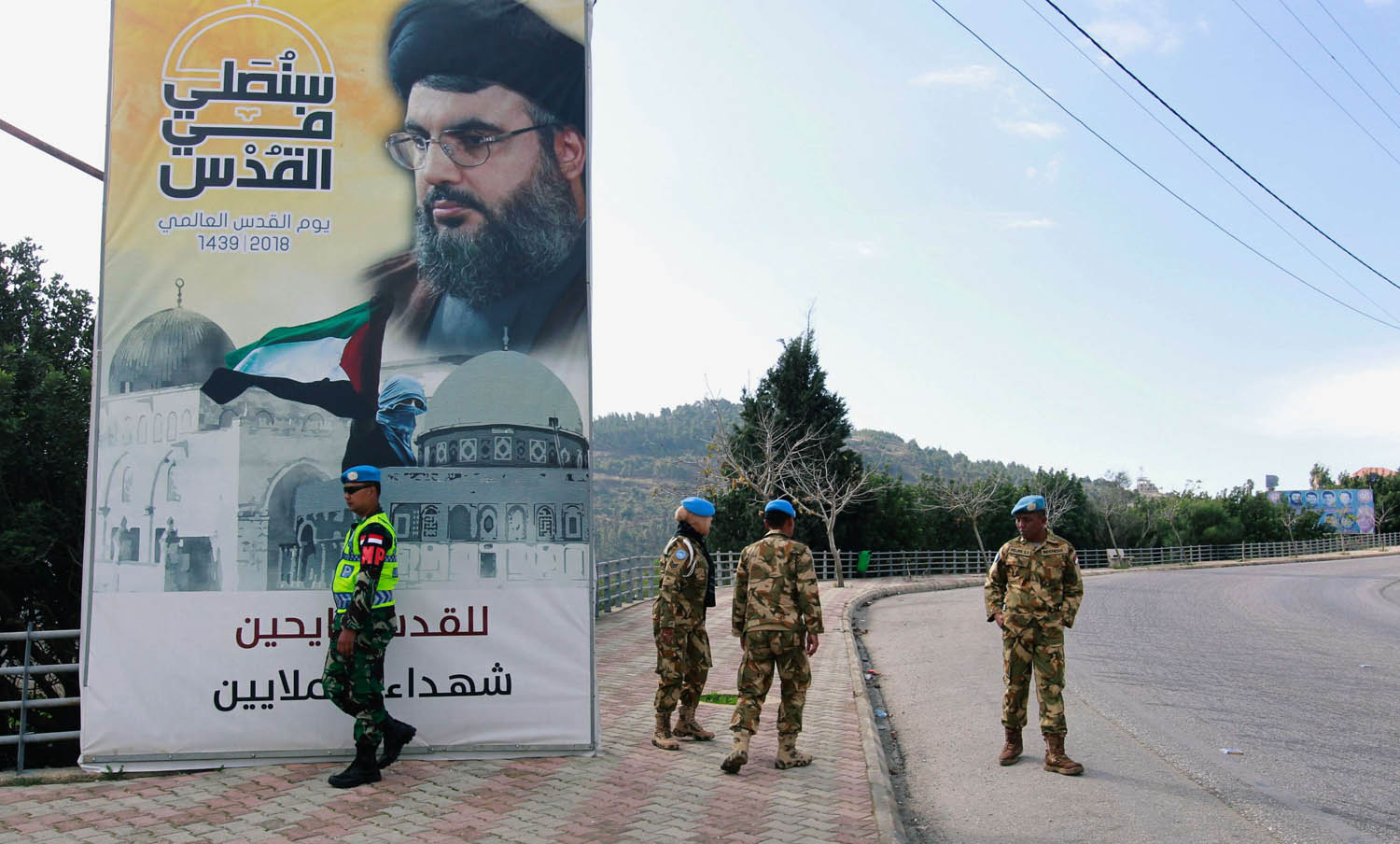 جنود من القبعات الزرق في جنوب لبنان