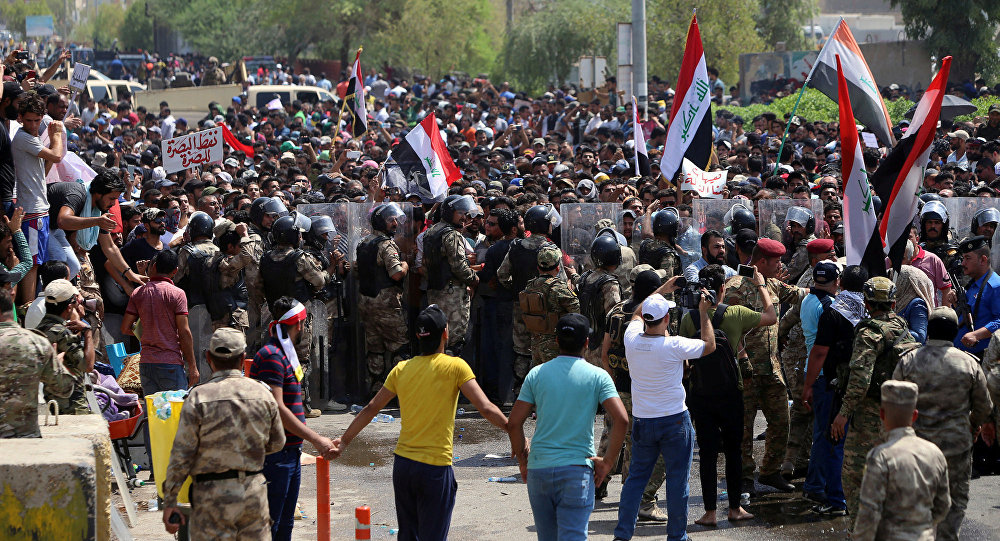 الاحتجاجات في البصرة لم تهدأ