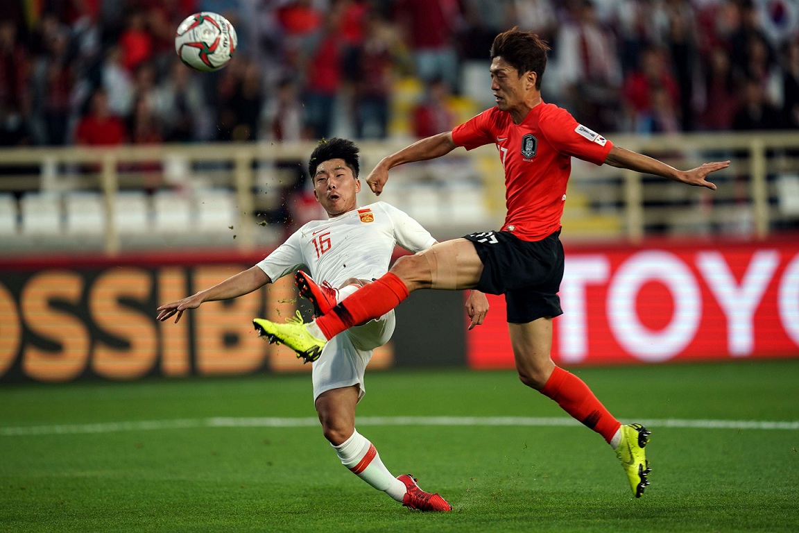 كوريا الجنوبية والصين في كأس اسيا