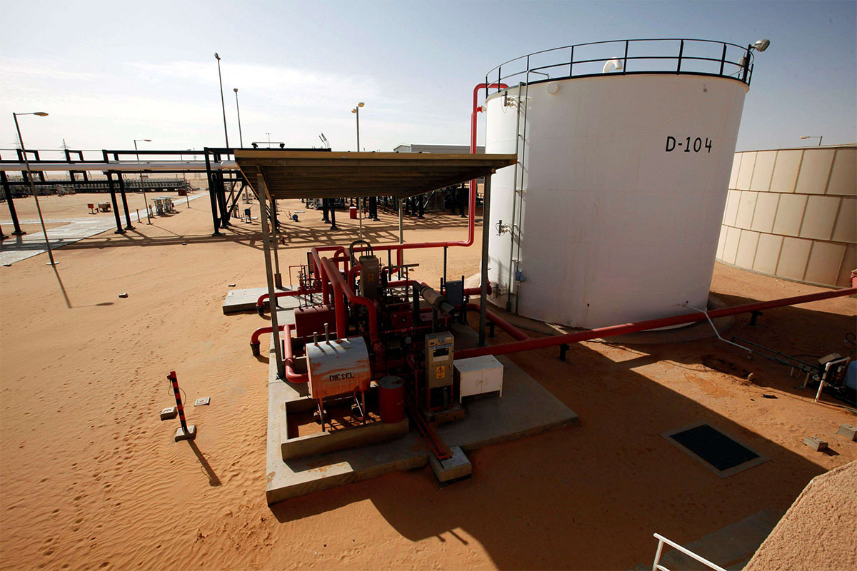 A general view shows Libya's El Sharara oilfield 