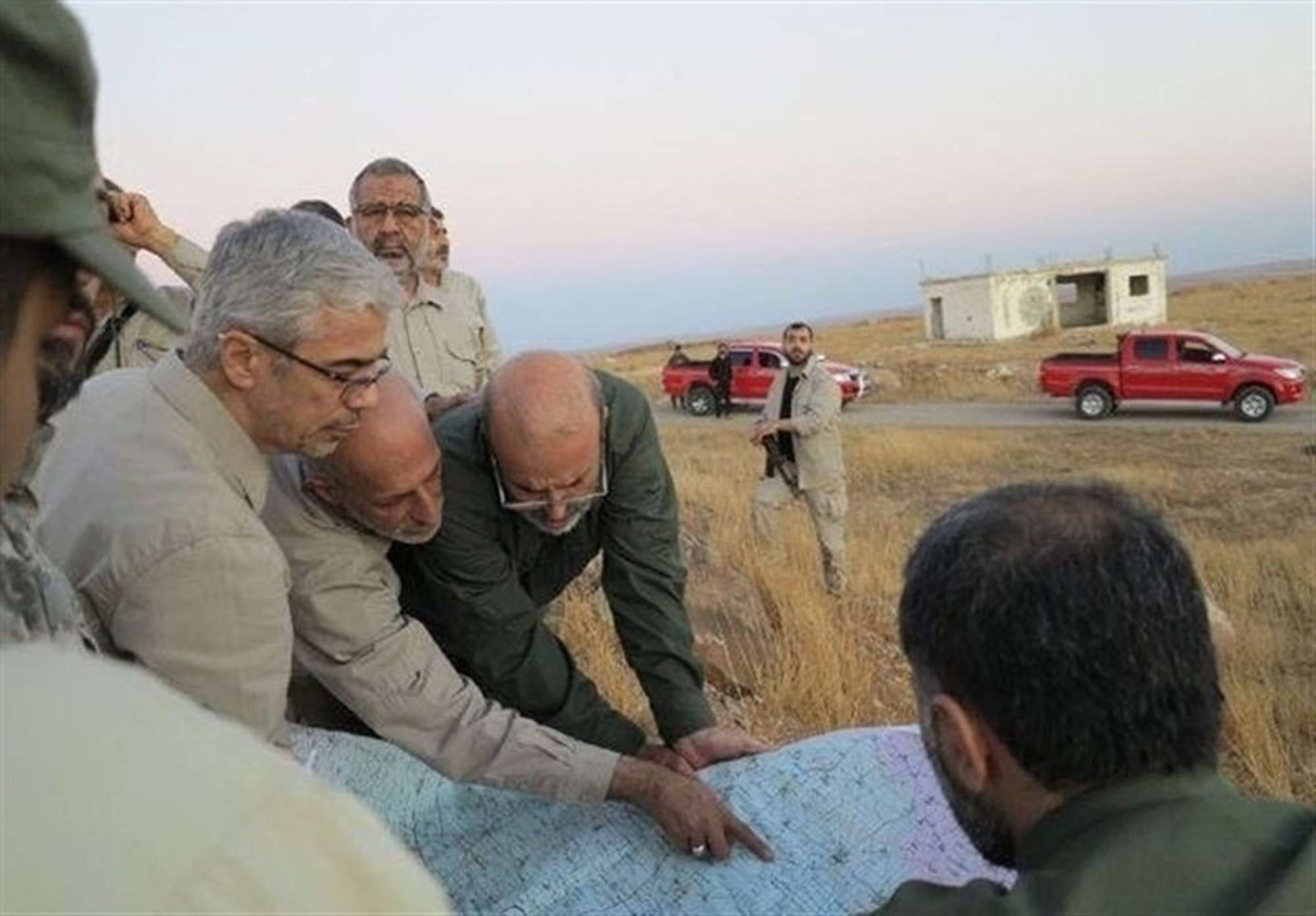 مسؤولون عسكريون ايرانيون في سوريا