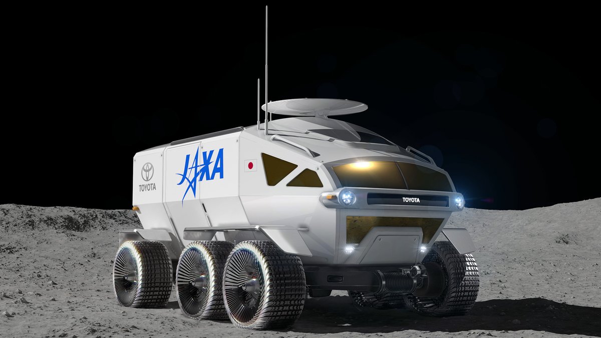 نموذج يصور شكل سيارة تويوتا الفضائية (من صفحة الشركة على تويتر)