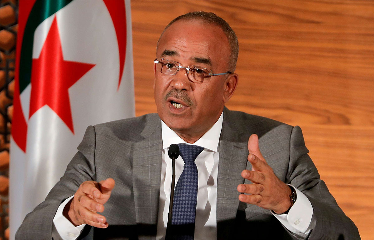 Algeria's newly appointed prime minister Noureddine Bedoui