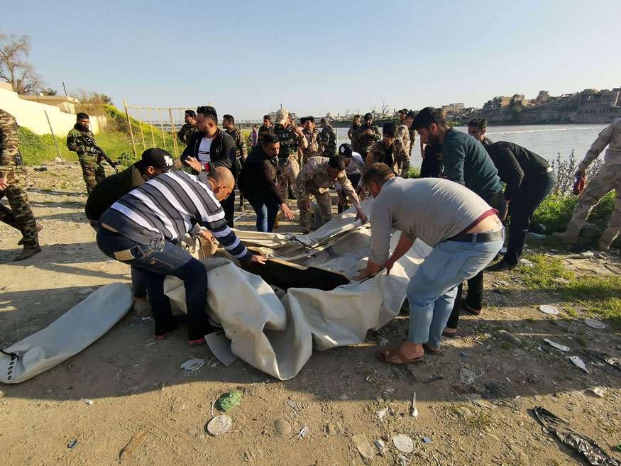 غرق عبارة في الموصل