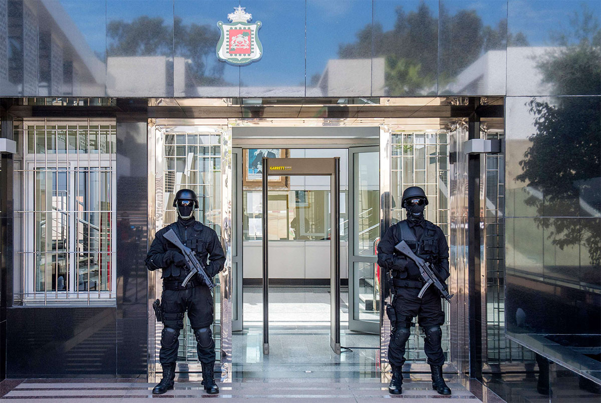 Members of Morocco's anti-terrorism security service