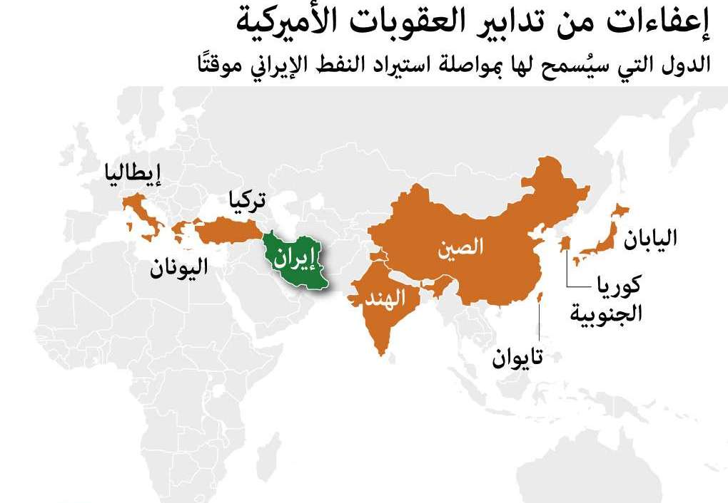 لم يعد مسموحا لهذه الدول بمواصلة شراء النفط من إيران