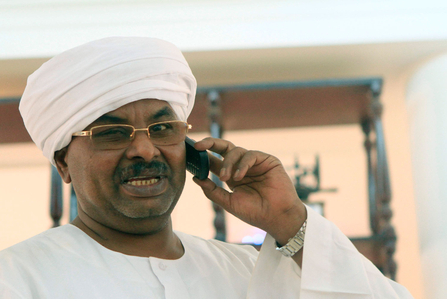 Salih Ghosh, the former chief of Sudan's intelligence service.