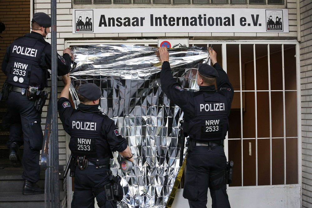 الشرطة الالمانية تغلق مقر منظمة انصار الدولية