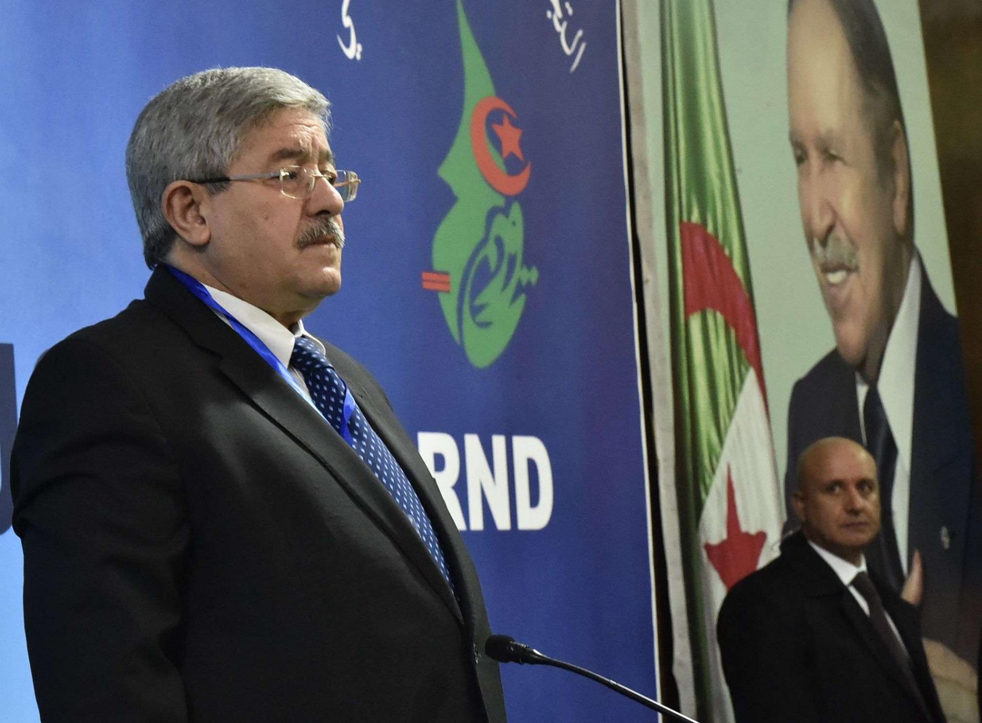 رئيس الوزراء الجزائري السابق احمد اويحي