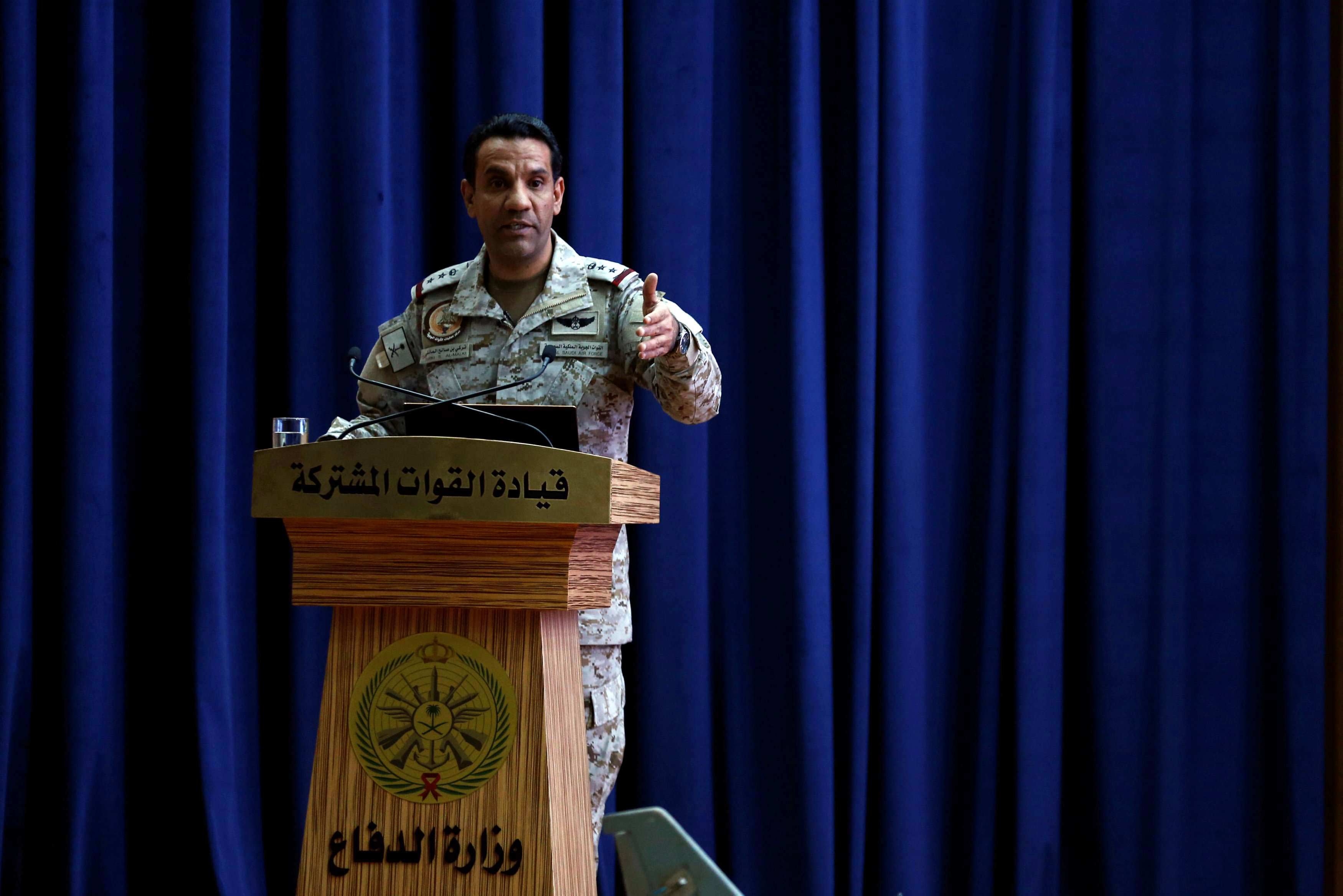 التحالف يتوعد الحوثيين برد حازم