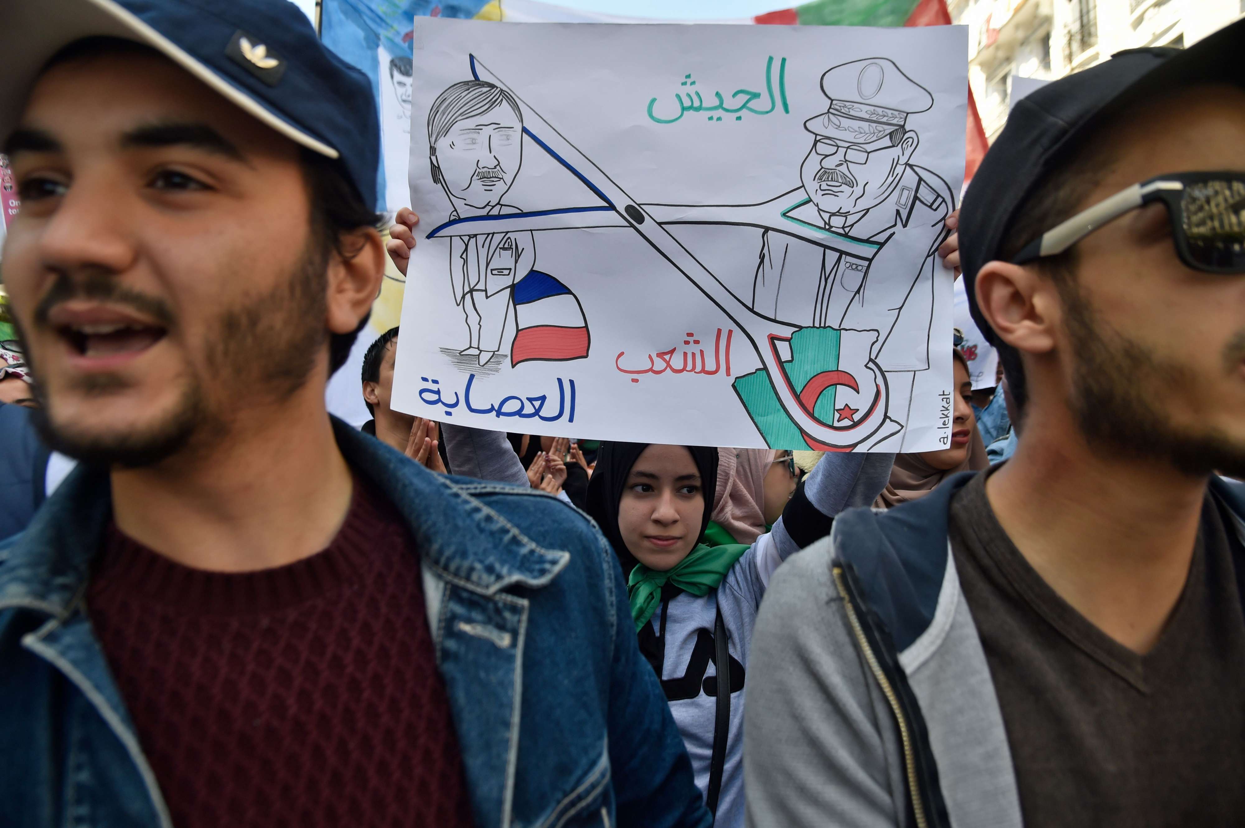 المتظاهرون في الجزائر