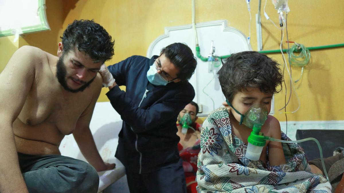 ضحايا الهجمات الكيماوية في سوريا