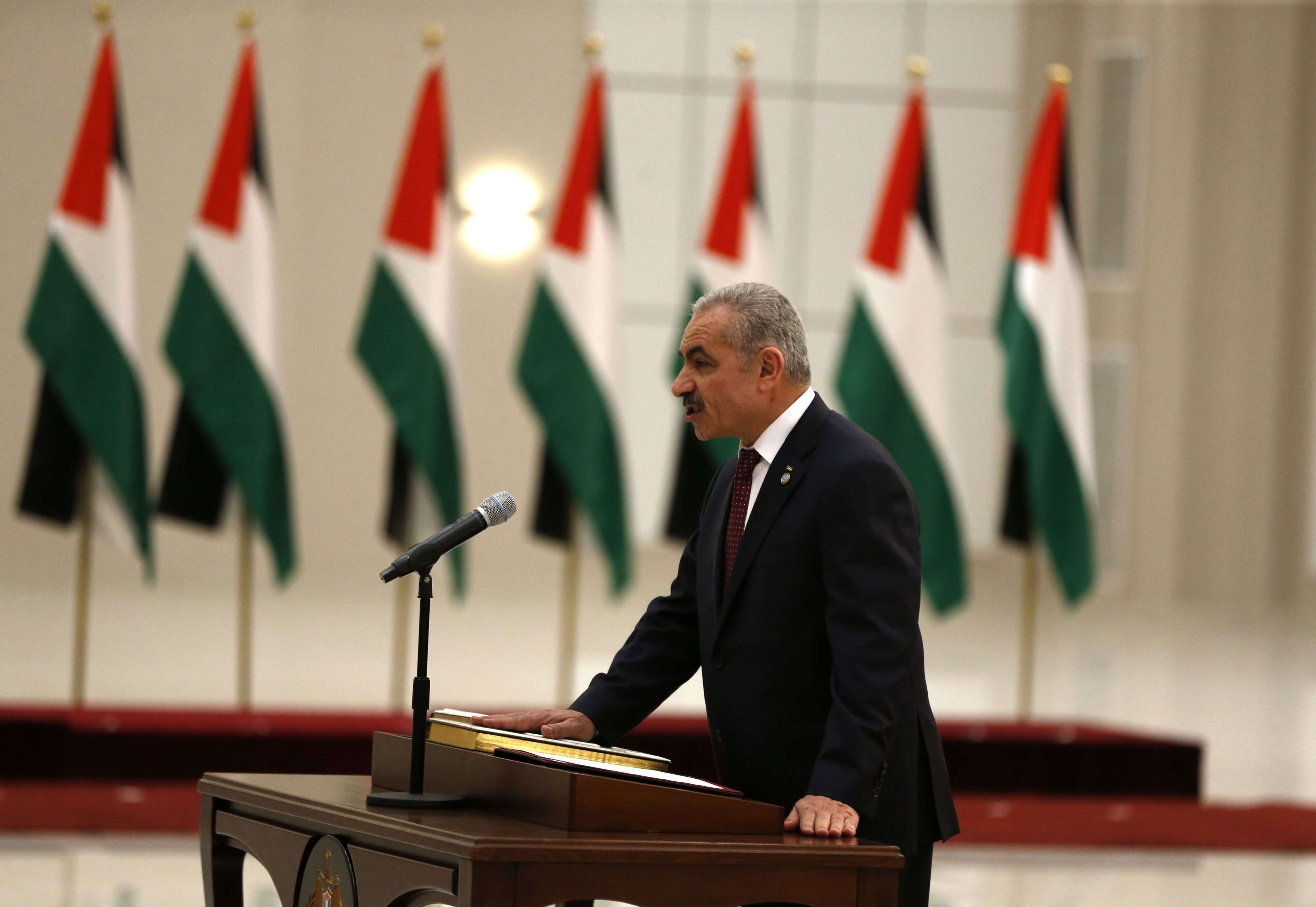 Shtayyeh reiterated Palestinians' core demands for a two-state peace deal with Israel
