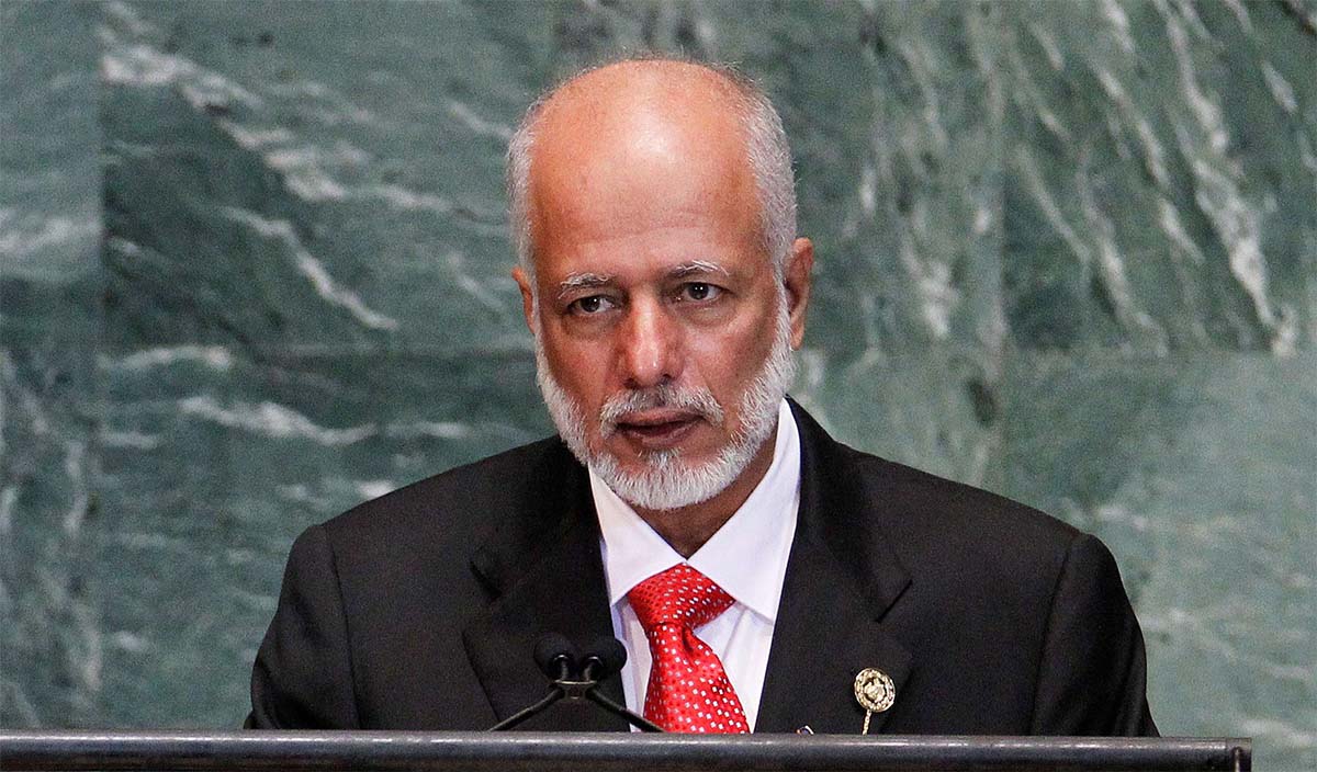 Yousuf bin Alawi bin Abdullah, Oman's minister responsible for foreign affairs