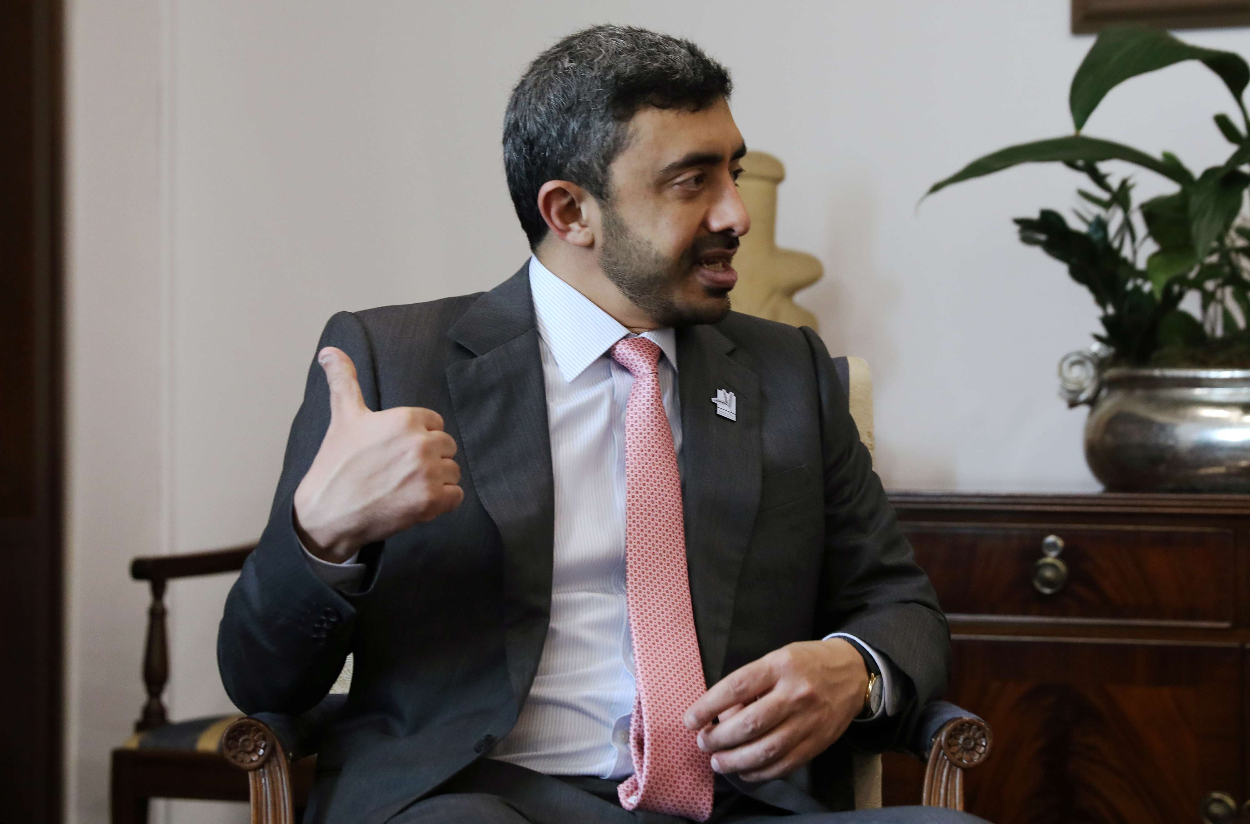 وزير الخارجية والتعاون الدولي الإماراتي الشيخ عبدالله بن زايد آل نهيان