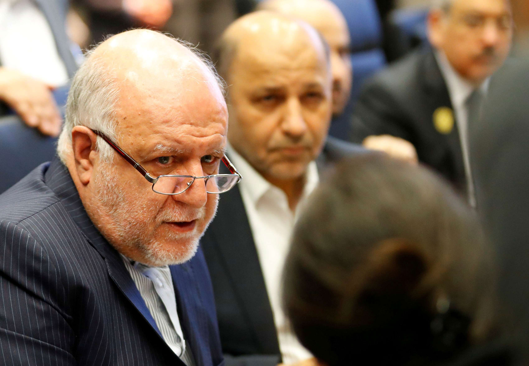 وزير النفط الإيراني بيغن زنغنه 