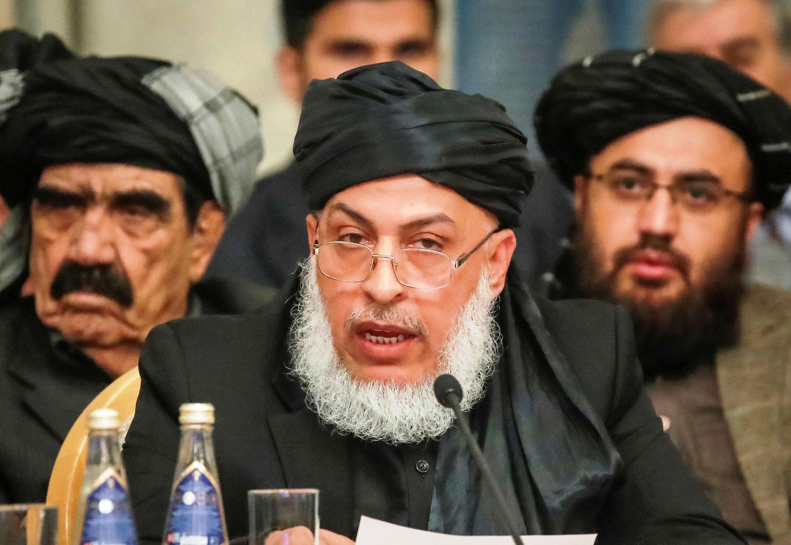 رئيس المكتب السياسي لحركة طالبان شير محمد عباس ستانكزي