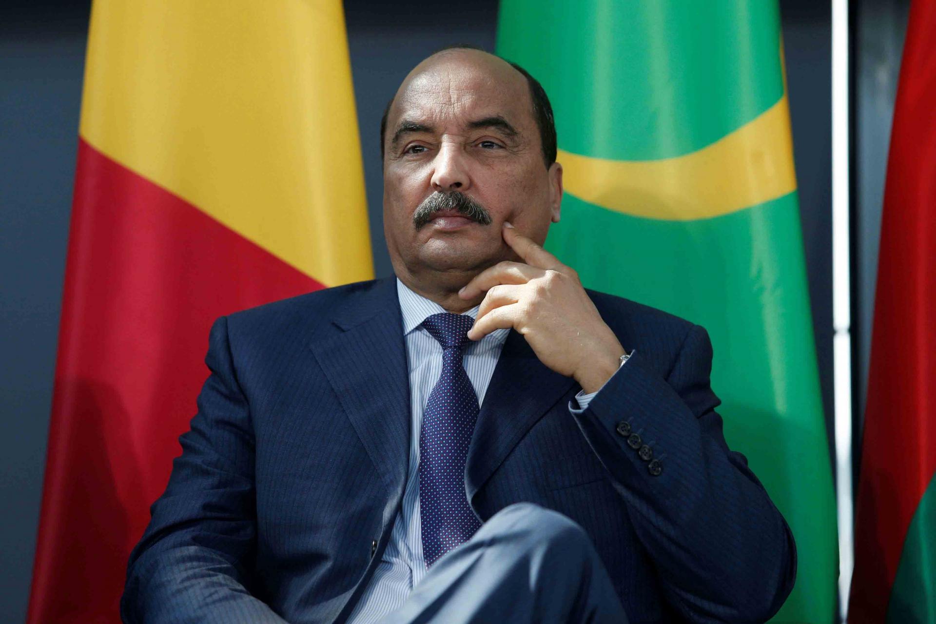 الرئيس الموريتاني المنتهية ولايته محمد ولد عبدالعزيز