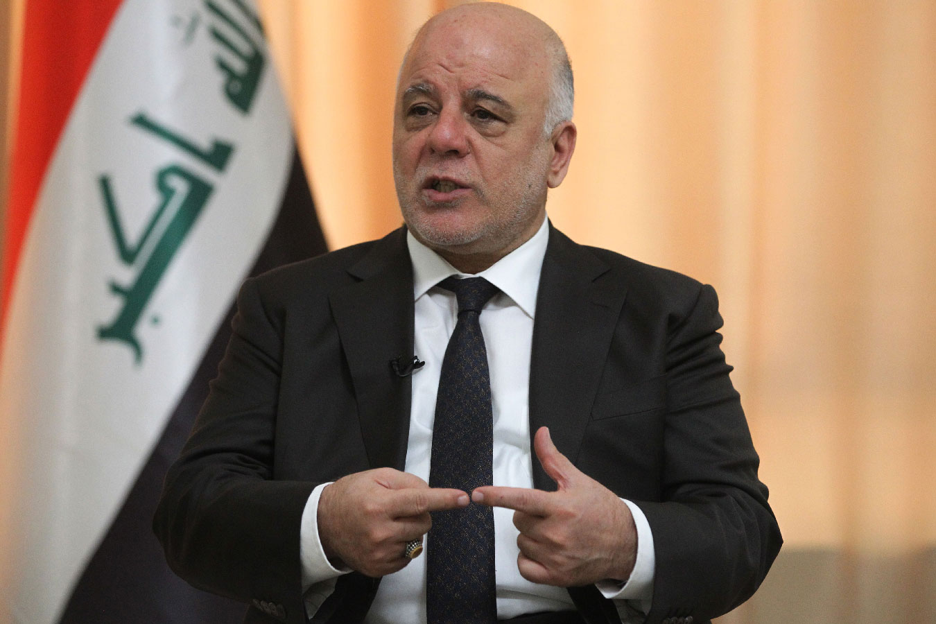 Iraq's former prime minister Haider al-Abadi