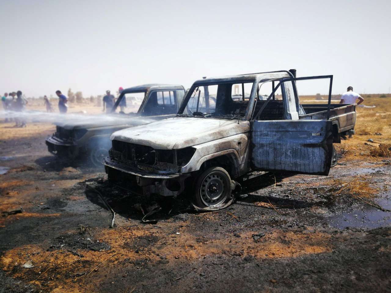 انفجار سيارة مفخخة في بنغازي الليبية