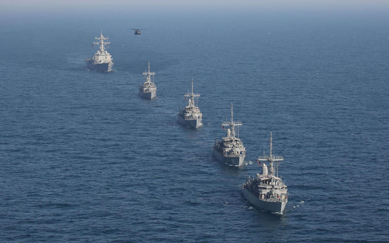 القوات الاميركية في الخليج